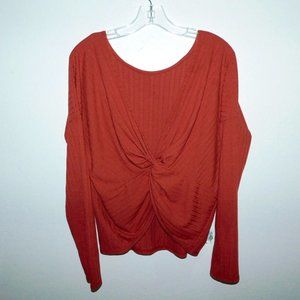 SOLD  // Long Sleeve Sexy Knot Top